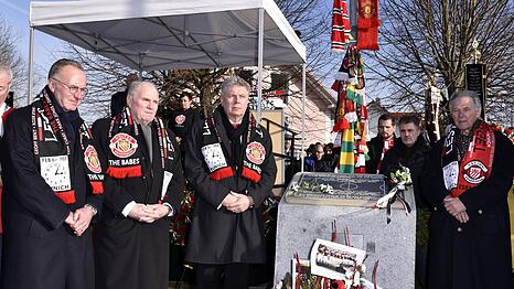 Ein Ort der Erinnerung: Der Manchesterplatz in München.