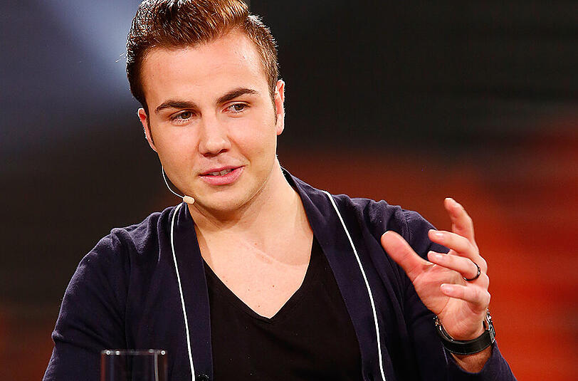 Mario Götze beim Audi Star Talk.