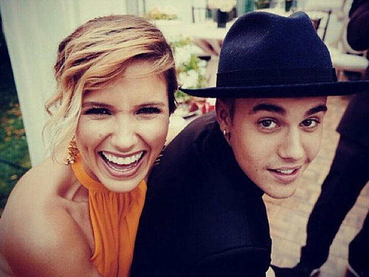Verstehen sich prächtig: Sophia Bush und Justin Bieber