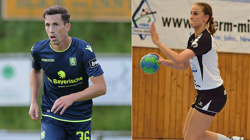 Er spielt Fußball, sie Handball: Die Steinharts sind ein Power-Paar.