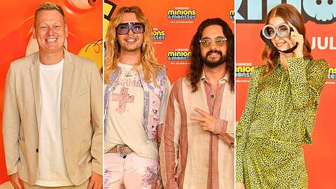 In M&uuml;nchen haben die Promis mit Bill und Tom Kaulitz die Deutschlandpremiere von "Minions & Monsters" gefeiert.