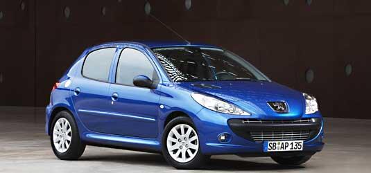 Alter Bekannter: der Peugeot 206+.