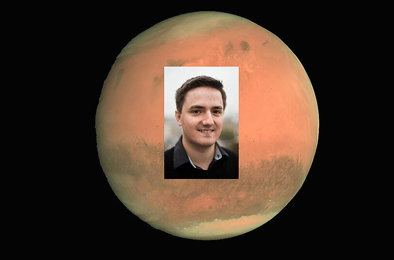 Der 27-jährige Student Robert Schröder aus Darmstadt ist der letzte deutsche Kandidat des Mars One-Projekts der beiden Niederländer B.Lansdorp und A.Wielders.