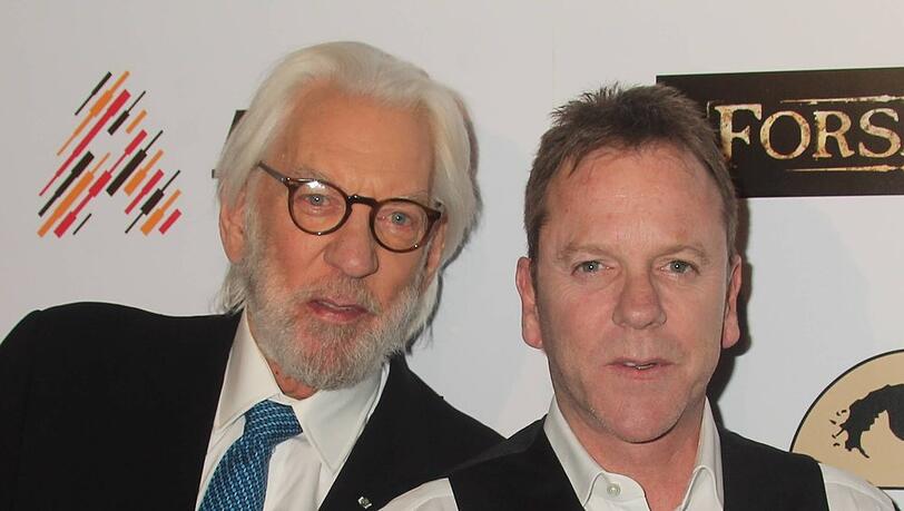 Donald und Sohn Kiefer Sutherland bei einem gemeinsamen Auftritt im Jahr 2016.
