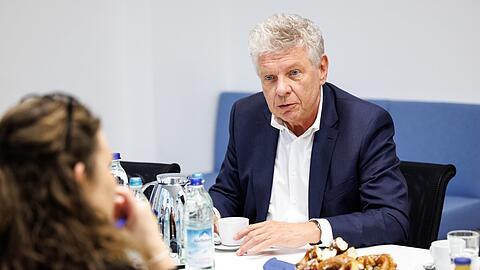 Dieter Reiter während eines Interviews.