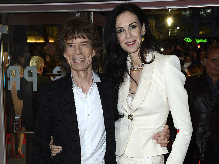 Mick Jagger und L'Wren Scott beim London Film Festival 2012