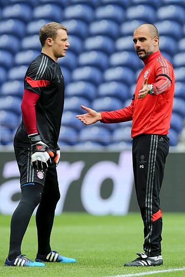Die Bilder vom Abschlusstraining der Bayern!