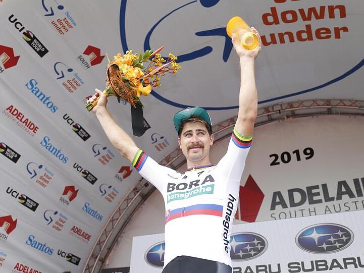 Ex-Weltmeister Peter Sagan siegte in Uraidla.