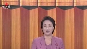 Sprecherin im nordkoreanischen TV. Sprecherin im nordkoreanischen TV.