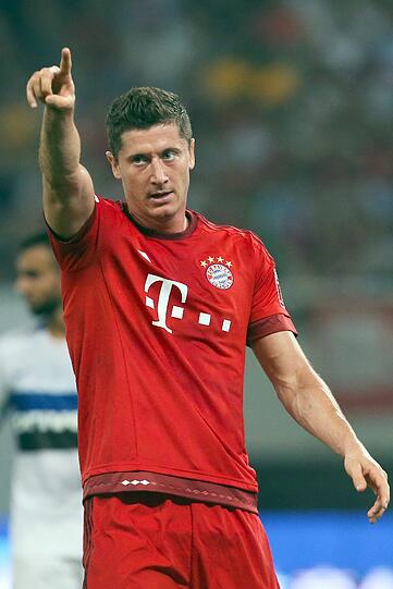 ROBERT LEWANDOWSKI Note 2: Ebenfalls nach der Pause drin. Anfangs nicht zwingend. Beim 2:0 von Götze "beklaut". Das 3:0: Weltklasse. (Symbolbild)
