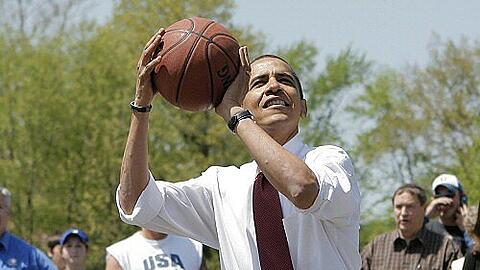 Nahm alle Hürden sportlich: Barack Obama.