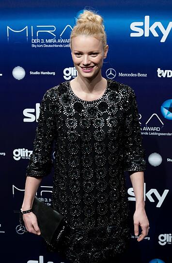 Model Franziska Knuppe bei der Verleihung der MIRA-Awards.