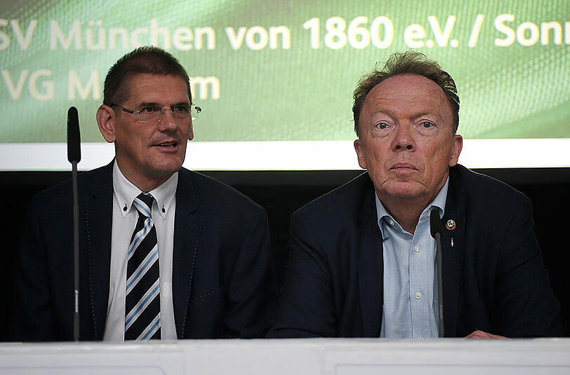 Präsident Peter Cassalette und Vizepräsident Heinz Schmidt