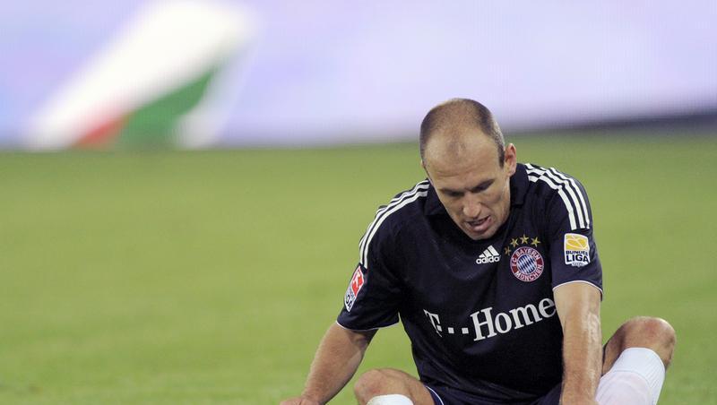 Noch lange verletzt: Bayern-Star Arjen Robben. Noch lange verletzt: Bayern-Star Arjen Robben.