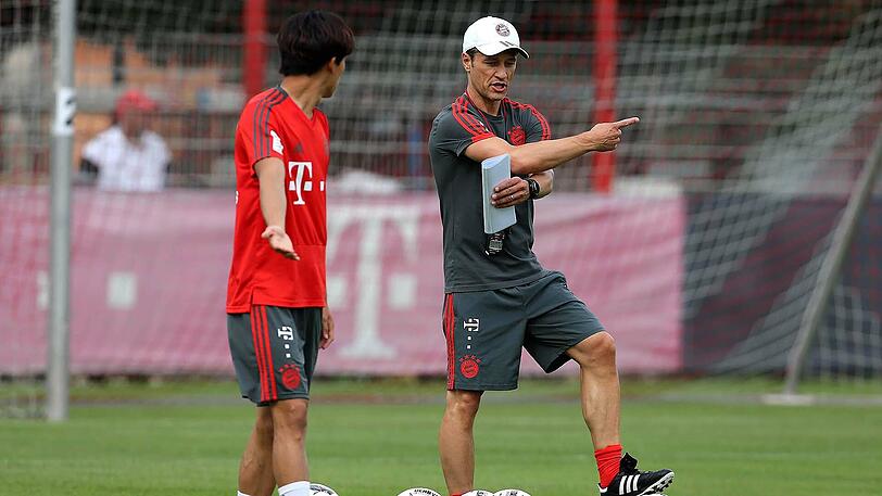Weitere Bilder vom ersten Mannschaftstraining des FC Bayern.