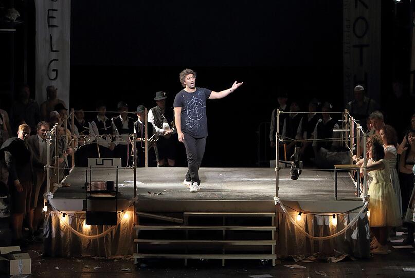 Richard Wagners "Die Meistersinger von Nürnberg" in der Inszenierung von David Bösch im Nationaltheater.