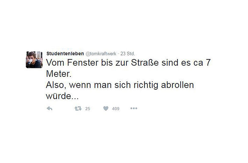 Tom erwägte daraufhin jede Möglichkeit, die ihm zur Verfügung stand...