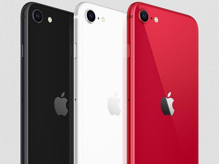 Das neue Einsteigermodell iPhone SE von Apple in drei verschiedenen Farben. Apple hat inmitten der Coronakrise ein neues Smartphone vorgestellt.