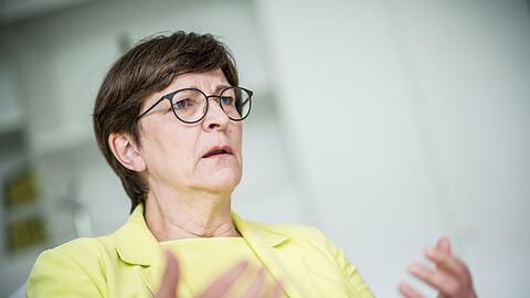 SPD-Chefin Saskia Esken appelliert an die Kompromissbereitschaft der Koalitionspartner.