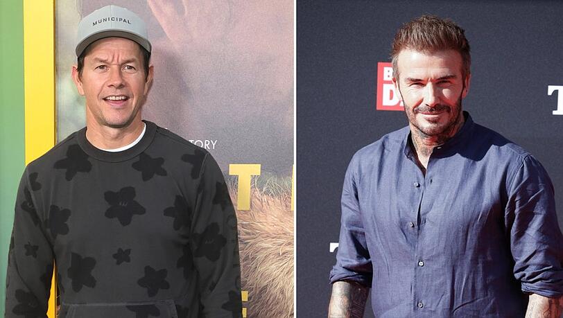 Mark Wahlberg (li.) und David Beckham haben sich noch vor dem Prozess geeinigt.