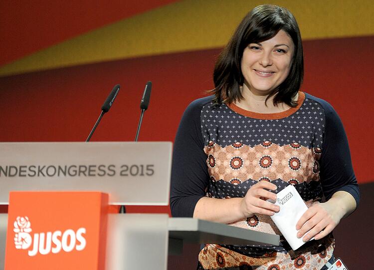Johanna Uekermann, die Bundesvorsitzende der Jusos.
