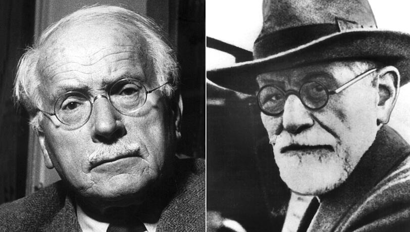 Carl G. Jung (links) und Sigmund Freud. Carl G. Jung (links) und Sigmund Freud.