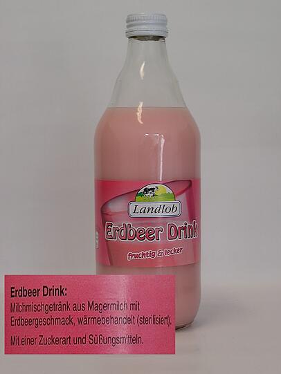 Erdbeeren sucht man bei diesem Erdbeer-Drink vergeblich.