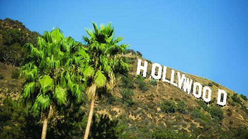 Gutes Fotomotiv: das Hollywood Sign.