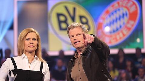 Deutschlands oberster Fußball-Erklärer: Diesen Job übernimmt Oliver Kahn für zwölf Jahre beim ZDF, analysiert an der Seite von Katrin Müller-Hohenstein (li.) und anderen Spiele der DFB-Elf und des FC Bayern.