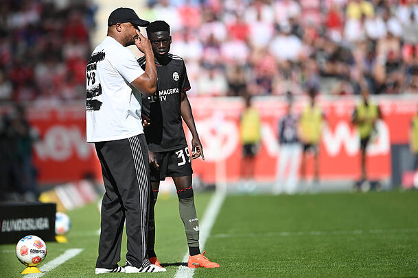 Gab sein Startelfdeb&uuml;t f&uuml;r den FC Bayern: Bara Ndiaye.