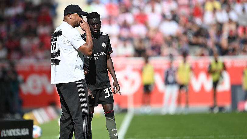 Gab sein Startelfdeb&uuml;t f&uuml;r den FC Bayern: Bara Ndiaye.