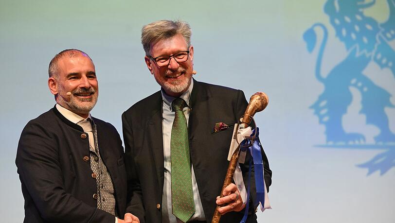 Der neue Präsident des Bayerischen Brauerbundes Stefan Kreisz (l) und sein Vorgänger, Georg Schneider. Der neue Präsident des Bayerischen Brauerbundes Stefan Kreisz (l) und sein Vorgänger, Georg Schneider.