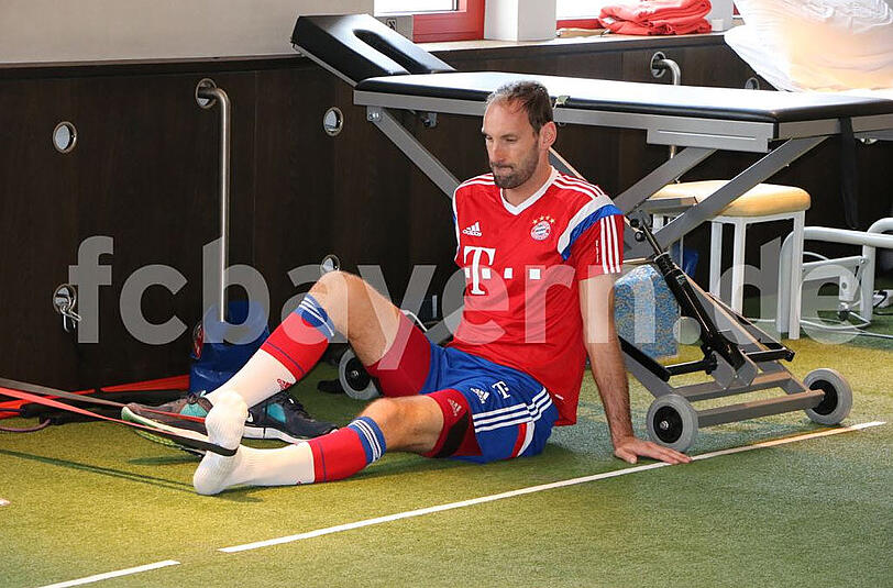 Ebenfalls wieder im Training: Ersatzkeeper Tom Starke.