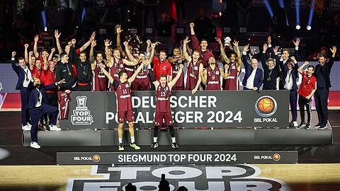 Die Bayern konnten den Titel im BBL-Pokal erfolgreich verteidigen.