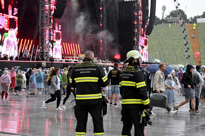 Bei Andreas Gabaliers Konzert regnete es in Strömen.