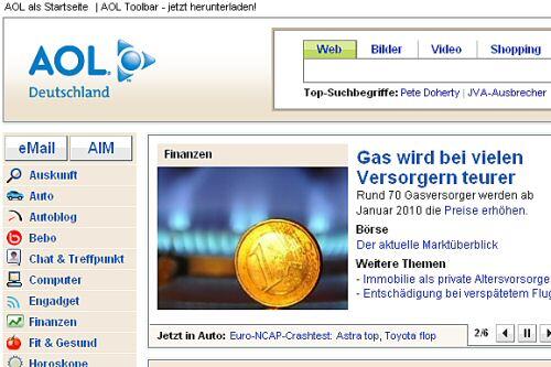 Deutsches AOL-Portal