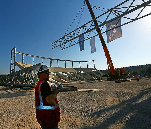 Die Bilder von der Apassionata-Baustelle in Fröttmaning.