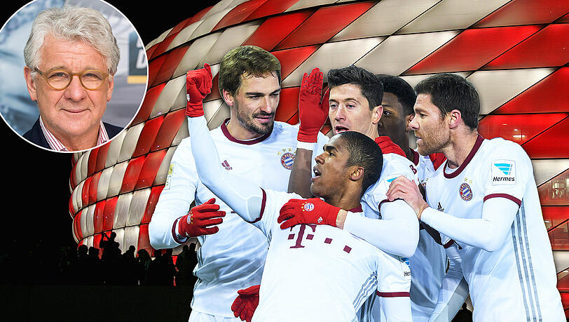 "Wenn es ernst wird, können sie beides: Sich auf die Bundesliga und die Champions League konzentrieren", sagt Experte Marcel Reif über die Bayern um Costa (m.). "Wenn es ernst wird, können sie beides: Sich auf die Bundesliga und die Champions League konzentrieren", sagt Experte Marcel Reif über die Bayern um Costa (m.).