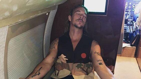 DJ Diplo ist die Ruhe in Person und hofft, auf eine sichere Landung.