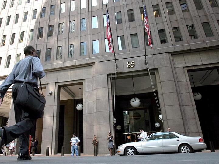 Blick auf das Hauptquartier von Goldman Sachs in New York.