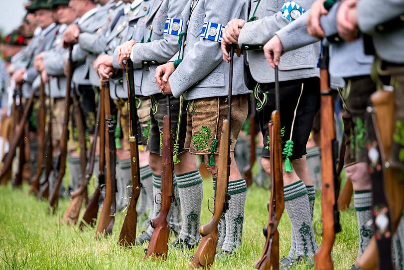 Die Bilder vom Patronatstag der bayerischen Gebirgsschützen.