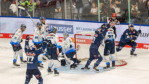 Der EHC gewinnt gegen Ingolstadt mit 5:1.