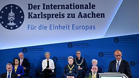 Merz ist überzeugt: Europa muss stark genug sein, um seinen Frieden zu sichern.