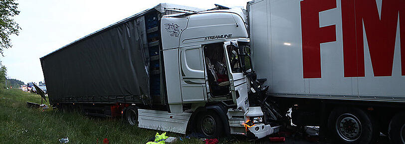 Auf der A6 bei Nürnberg hat es erneut einen tödlichen Lkw-Unfall gegeben. Die Bilder.