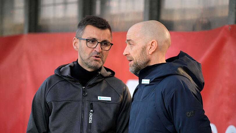 Michael Köllner und Günther Gorenzel wollen mit den Löwen am Toto Pokal teilnehmen.