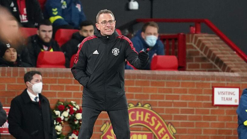 Ralf Rangnick ist mit Manchester United im FA Cup gescheitert.