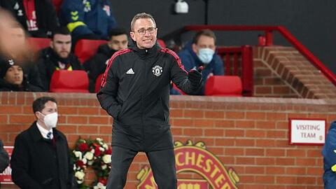 Ralf Rangnick ist mit Manchester United im FA Cup gescheitert.