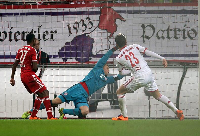 Die Bayern kommen beim 0:3 in Salzburg im letzten Testspiel vor dem Rückrundenstart völlig unter die Räder.