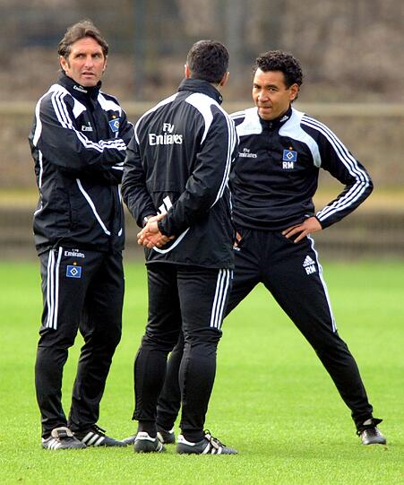 Er kam als Assistent von Martin Jol zum Hamburger Sportverein. Als dessen Nachfolger Bruno Labbadia entlassen wurde, war er von 27.4.2010 bis zum 30.6.2010 Cheftrainer beim HSV.