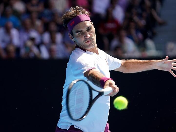 Steht in Melbourne im Halbfinale: Roger Federer.